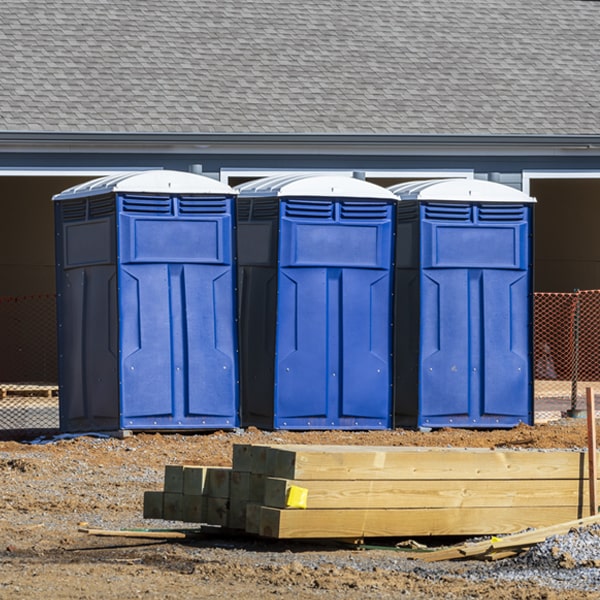 is there a specific order in which to place multiple porta potties in Coronita California